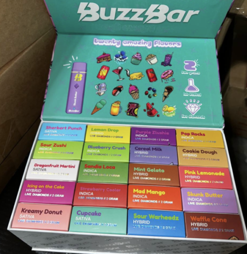 Brand New Buzz Bars 2G Disposable