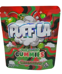 Puff la watermelon liquid diamond gummies